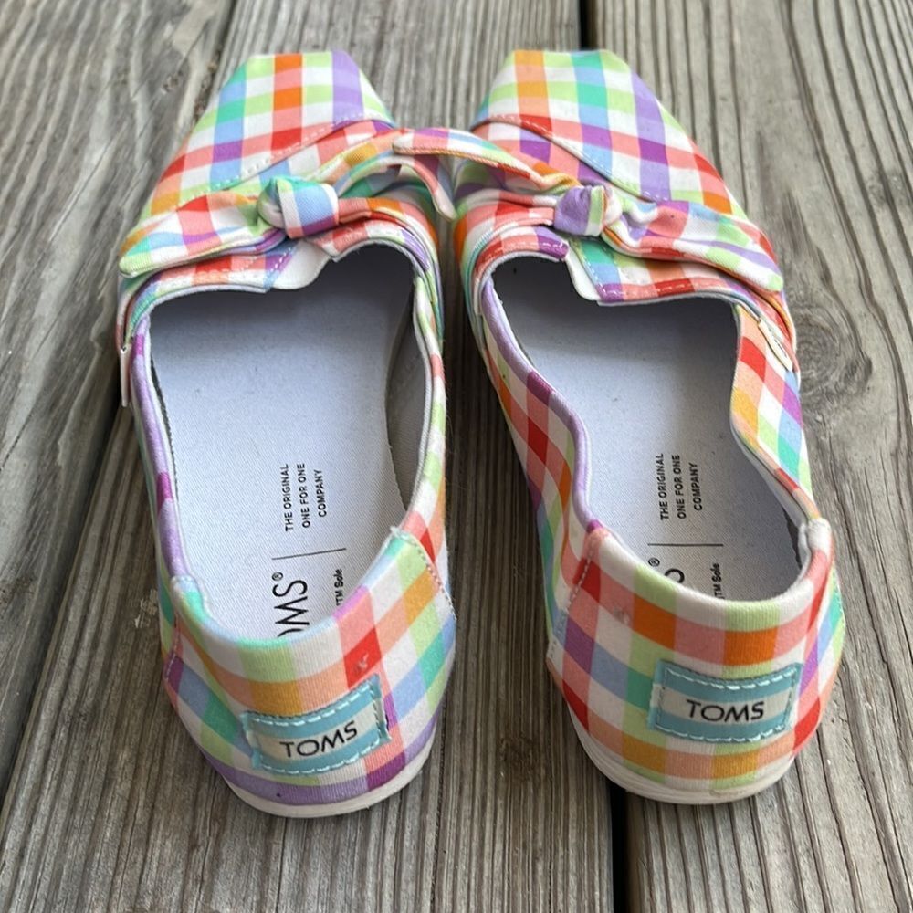 Toms checkered print flats - Picture 4 of 4